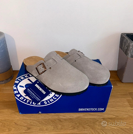 Birkenstock Boston Grigio chiaro  36