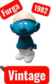 puffo gomma vintage 1982 furga 