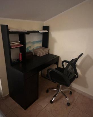 Sedia da ufficio / studio GALILEO nera ergonomica