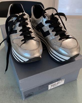 Sneakers donna  Hogan argento
