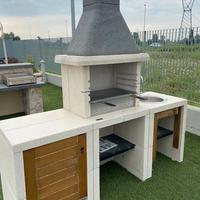 BARBECUE IN MURATURA CON LAVELLO INIX