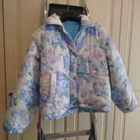 Piumino donna vintage con manica staccabile 