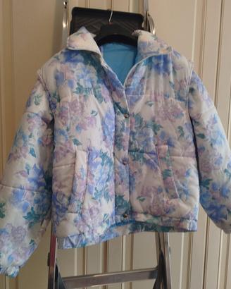 Piumino donna vintage con manica staccabile 