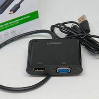 Micro HDMI to HDMI VGA Converter Audio Camera
