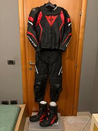 TUTA SPEZZATA DAINESE (stivale+pantalone+giacca)