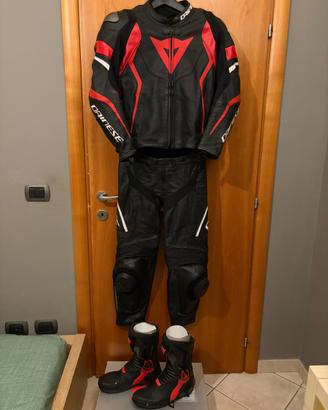 TUTA SPEZZATA DAINESE (stivale+pantalone+giacca)