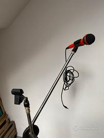Microfono Philips + Asta di supporto