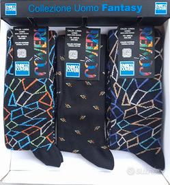 3 Paia Calzini a Ginocchio Enrico Coveri Uomo