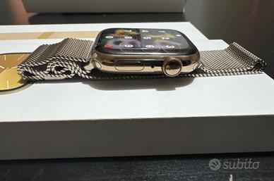 Apple Watch 9 acciaio gold cellular