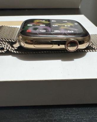 Apple Watch 9 acciaio gold cellular