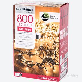Catena 800 LED Cluster Bianco Caldo 15m IP44