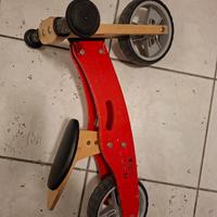 bici legno senza pedali