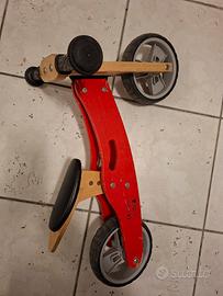 bici legno senza pedali