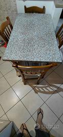 Tavolo cucina con 4 sedie