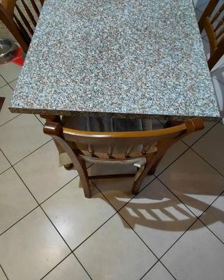 Tavolo cucina con 4 sedie