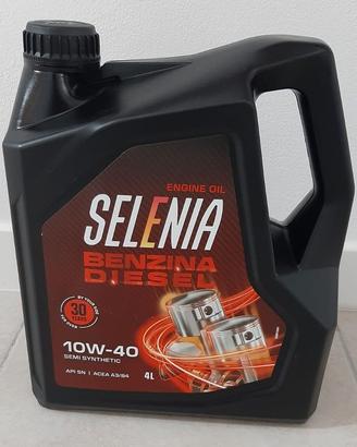 Olio Auto Selenia 10W-40 Benzina/Diesel - 1 Litro