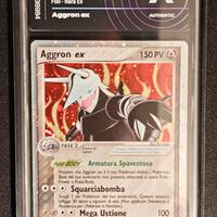 Aggron EX  89/100 - AiGrading A - ITA