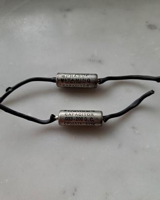 Sprague Vitamin Q caps condensatori tono chitarra