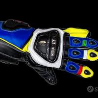 Guanti moto sparta shirin confusion giallo fluo bl