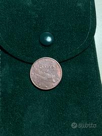 Moneta 5 centesimi Rara 2002 Grecia