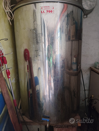 Serbatoio inox 700 LT