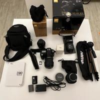 Nikon D90 + obiettivi e accessori
