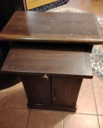 scrittoio in legno noce 