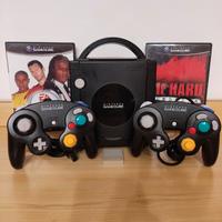 Nintendo GameCube nero + 2 controller + 2 giochi 