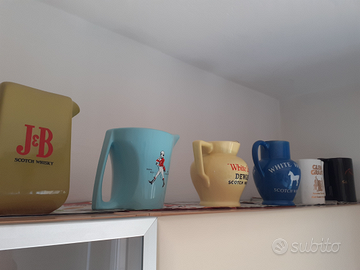 Collezione di caraffe originali whisky anni 70