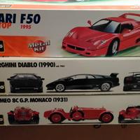 Burago modellini già montati 1/24 e 1/18