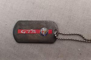 Portachiavi Alfa Romeo GTA  argento/argentato.