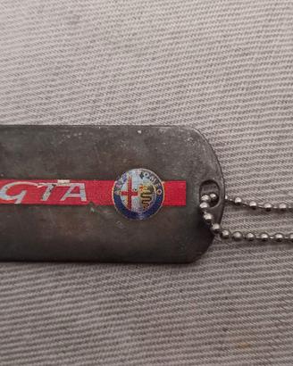 Portachiavi Alfa Romeo GTA  argento/argentato.