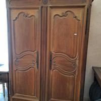 Armadio restaurato di falegnameria,prima metà 700