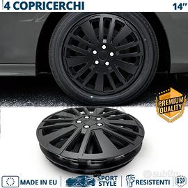 Copricerchi per OPEL 14'' NERE con 15 Razze