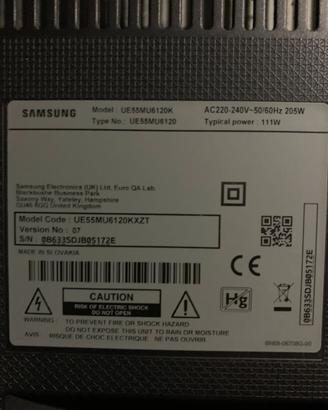 Tv samsung RICAMBI