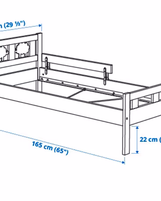 Letto Ikea Kritter