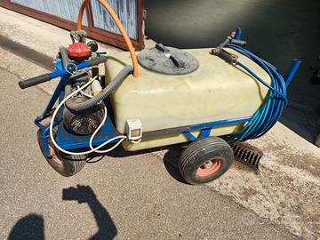 Carrello diserbo irrorazione 200L con motore 220v