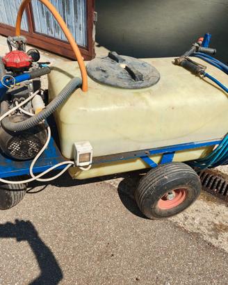 Carrello diserbo irrorazione 200L con motore 220v