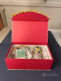 Brandani "Samba" Set 2 tazzine piattini cofanetto