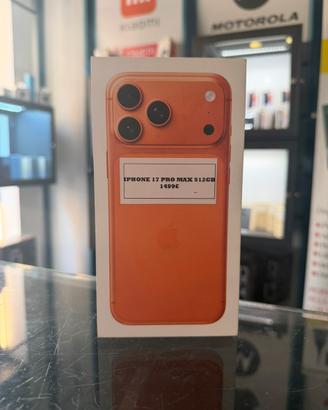 IPHONE 17 PRO MAX 512GB SIGILLATO