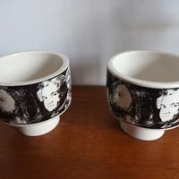 Due coppe pietro annigoni vintage ceramica