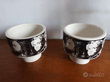 Due coppe pietro annigoni vintage ceramica