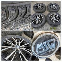 Cerchi invernali+gomme  15 pollici con 4 fori