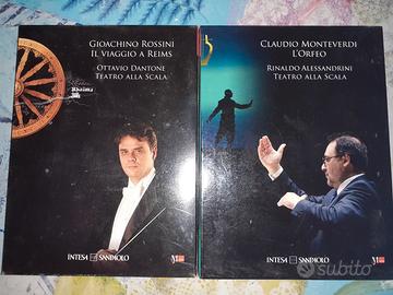 Lotto dvd Mozart, Rossini, Monteverdi e cd Caruso
