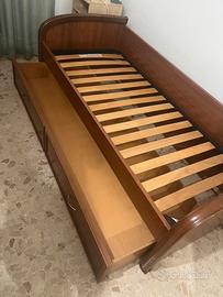 Letto con cassetto contenitore