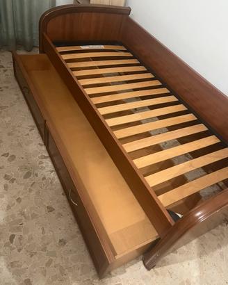 Letto con cassetto contenitore