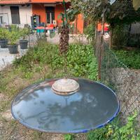 Lampadario smaltato industriale da officina