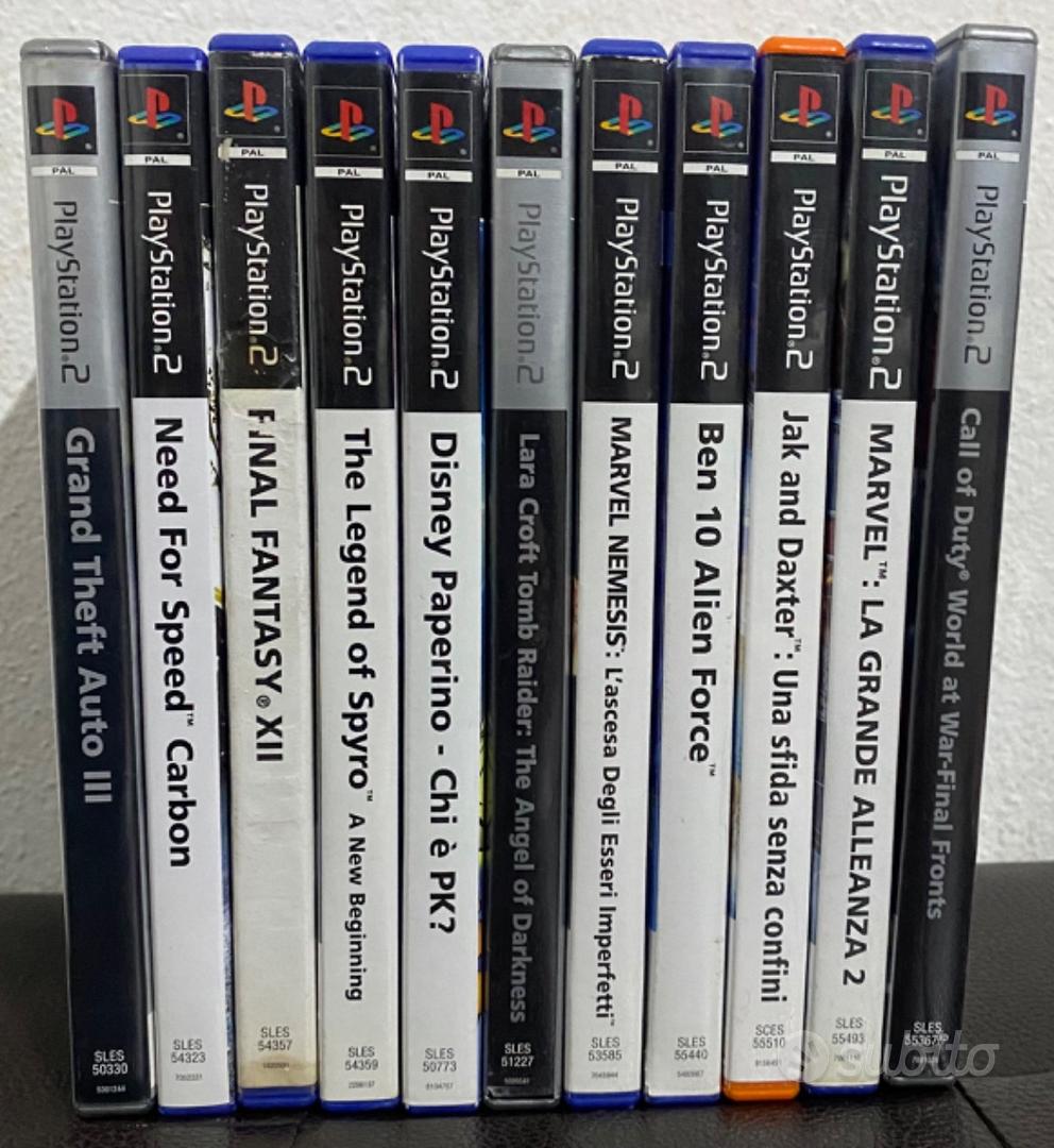 Lotto giochi PlayStation 2 da collezione, OTTIME