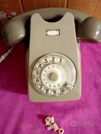 Telefono a disco  bigrigio Sip da muro/parete