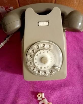 Telefono a disco  bigrigio Sip da muro/parete